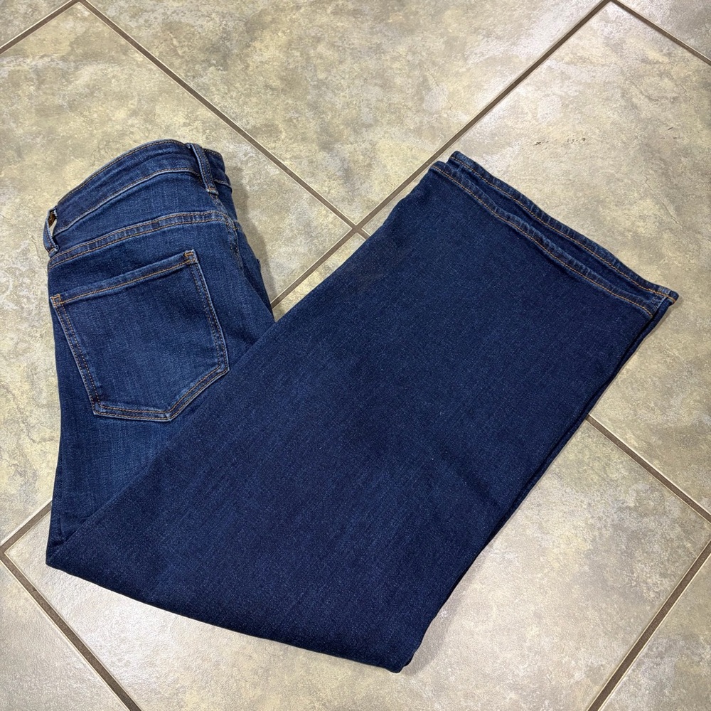 Quince Women Wide-Leg Jeans in Dark Blue Sz 29 Casual Classic Preppy - Picture 12 of 12